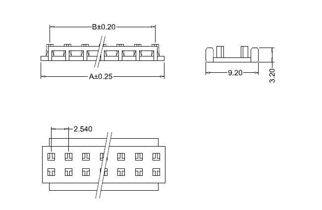 M2052-N-W feed through dust cover dimensions M2052-NW afmetingen doorvoerstofkap