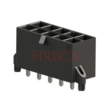 HRB 5,7 mm connector rechte pin-header