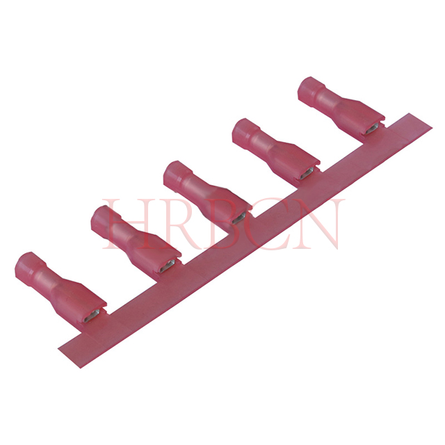 2,8 mm (0,110') Rechte geïsoleerde vrouwelijke stekker AWG22-18 0,32-0,82 mm² 