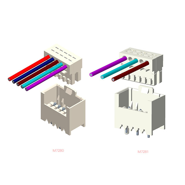 RAST 2.5 IDC-connector met IDT-technologie | HRB-connector M728X