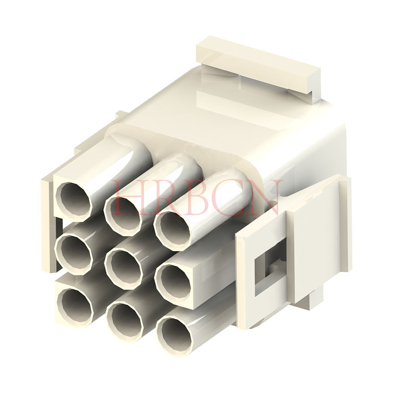 Drievoudige rij stekkerbehuizing Connector Locker met gat UL 94V-0