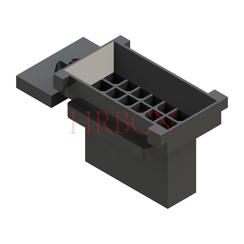 3,0 mm steekconnector met mannelijke connector van kunststof behuizing