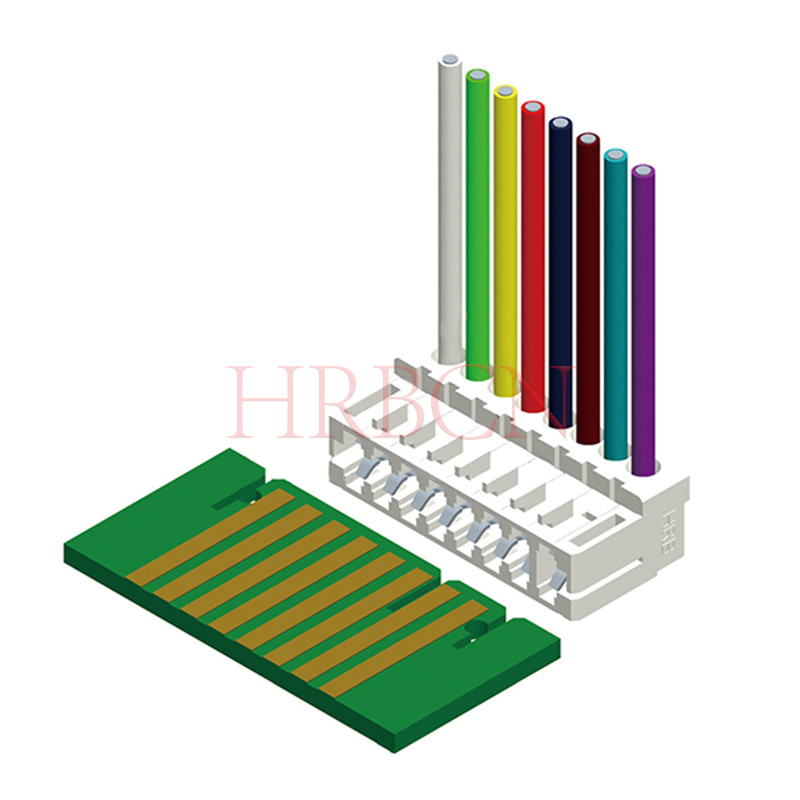 IDC RAST 2,5 mm connector met zijwand HRB M7239R & M7239 