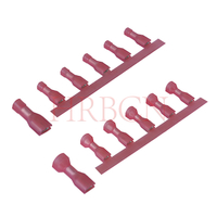 2,8 mm (0,110') Rechte geïsoleerde vrouwelijke stekker AWG22-18 0,32-0,82 mm² 