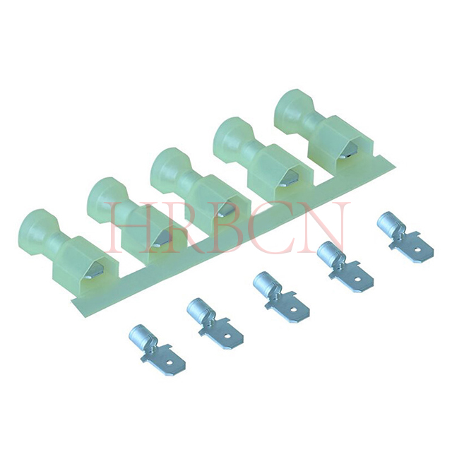 HRB 6,35 mm rechte geïsoleerde mannelijke aansluiting AWG12-10 | M6351-serie