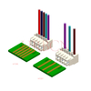 RAST 2.5 IDC-connector met IDT-technologie | HRB-connector M728X