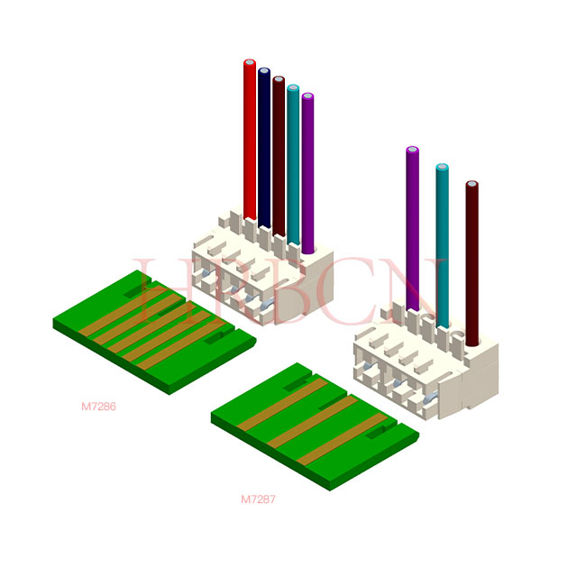 RAST 2.5 IDC-connector met IDT-technologie | HRB-connector M728X