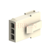 HRB-connector 4,14 mm [.162 in] steek, draad-naar-draad, enkele rij 2 posities, ontvangstbare behuizing met paneeloor