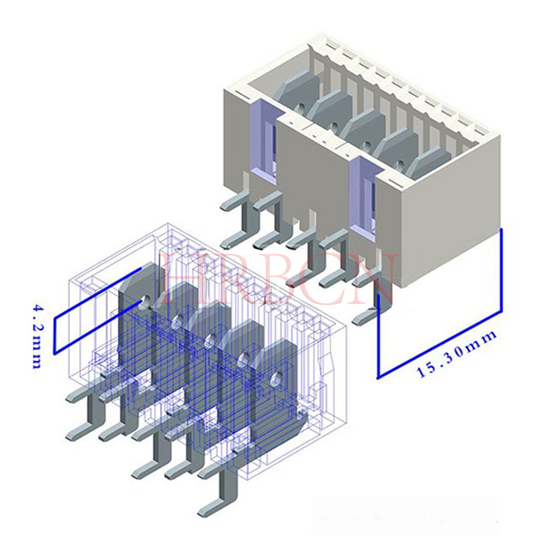 RAST 5.0-connectoren PCB-terminal TAB-header M9402