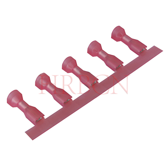2,8 mm (0,110') Rechte geïsoleerde vrouwelijke stekker AWG22-18 0,32-0,82 mm² 