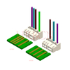 RAST 2.5 IDC-connector met IDT-technologie | HRB-connector M728X