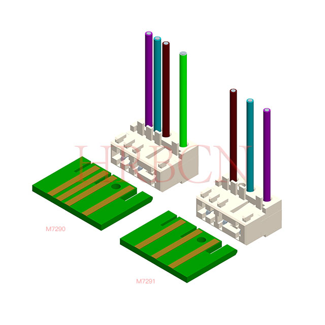 RAST 2.5 IDC-connector met IDT-technologie | HRB-connector M728X