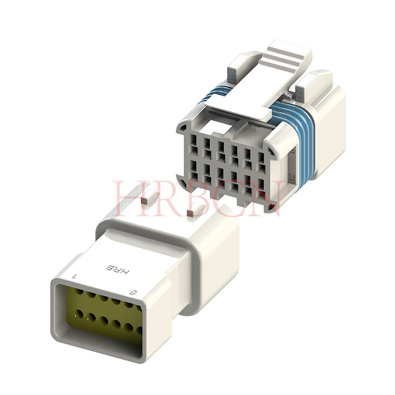 Draad-naar-draad waterdichte connectoren met een steek van 2,0 mm