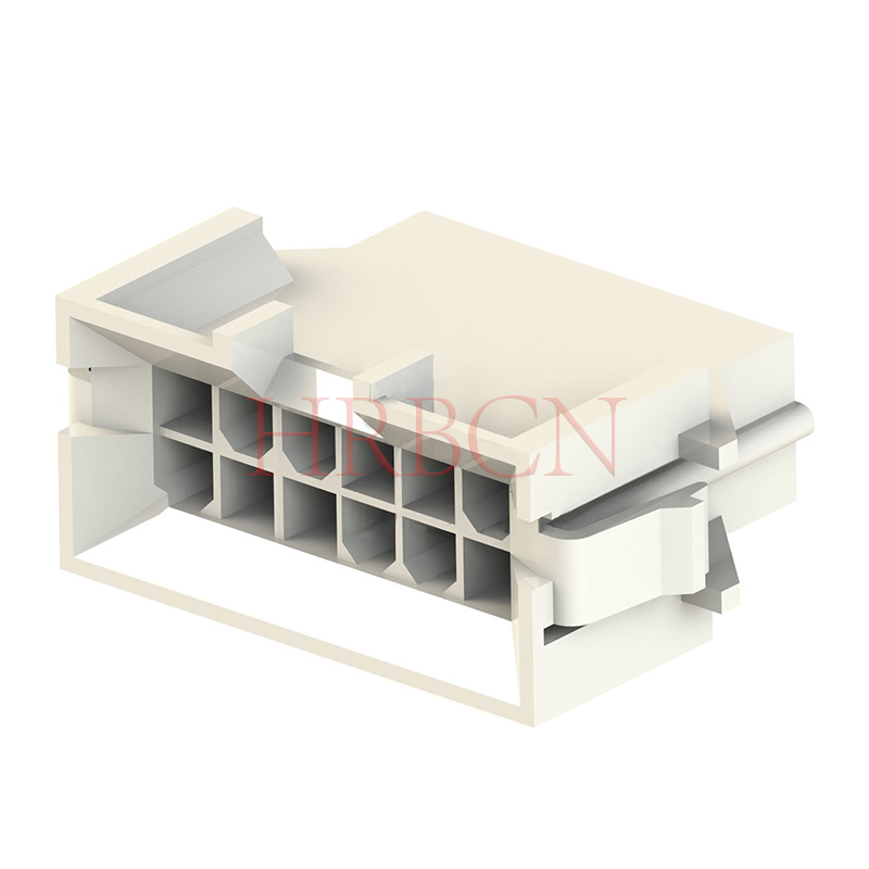 Draad-naar-draad-stekkerbehuizing met een steek van 4,2 mm P42475-2XN-A