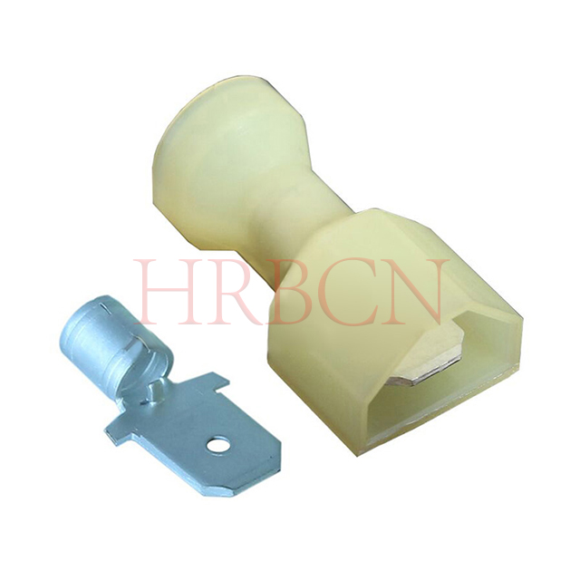 HRB 6,35 mm rechte geïsoleerde mannelijke aansluiting AWG12-10 | M6351-serie