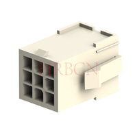 HRB-connector 4,14 mm, drievoudige rij, 9 posities, kapbehuizing, UL94V-0