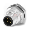 M12 B-codering Paneel Voormontage Mannelijke Ronde Connector 3-5 Polen