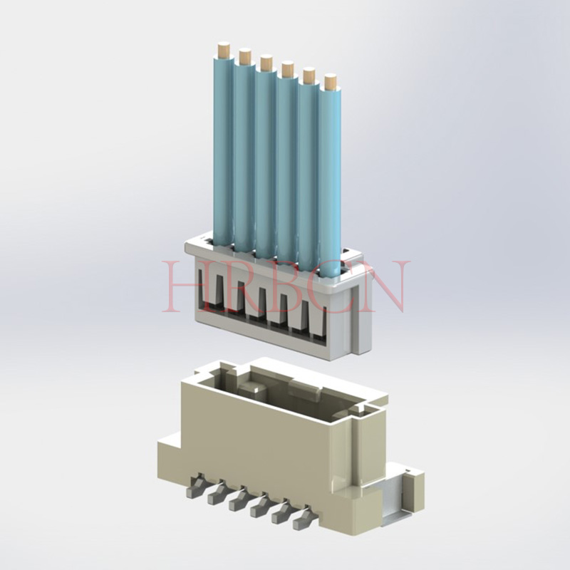 2,0 mm pitch SMT-header voor automobieltoepassingen met verticaal 