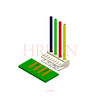RAST 2.5 Power IDC-connector met IDT-technologie | HRB-connector M726X