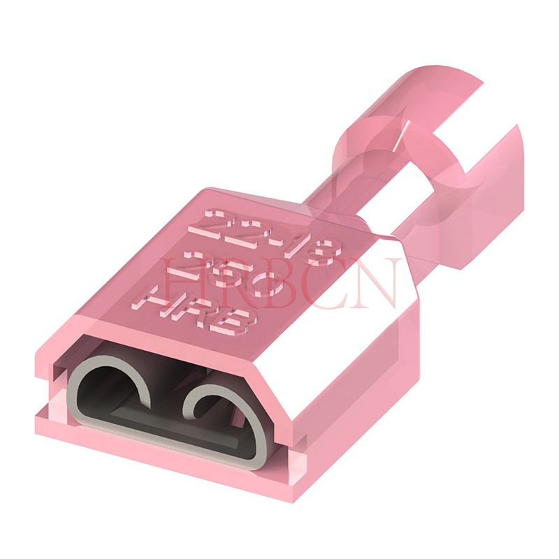 6,35×0,8 mm Tabgrootte Diameter 3,05 mm Snelkoppeling Bedrading Geïsoleerde aansluiting