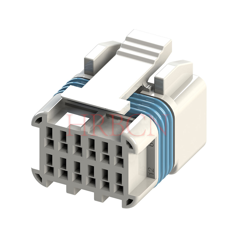 HRB 2,0 mm waterdichte connector IP67 geclassificeerde dubbele rij mannelijke behuizing