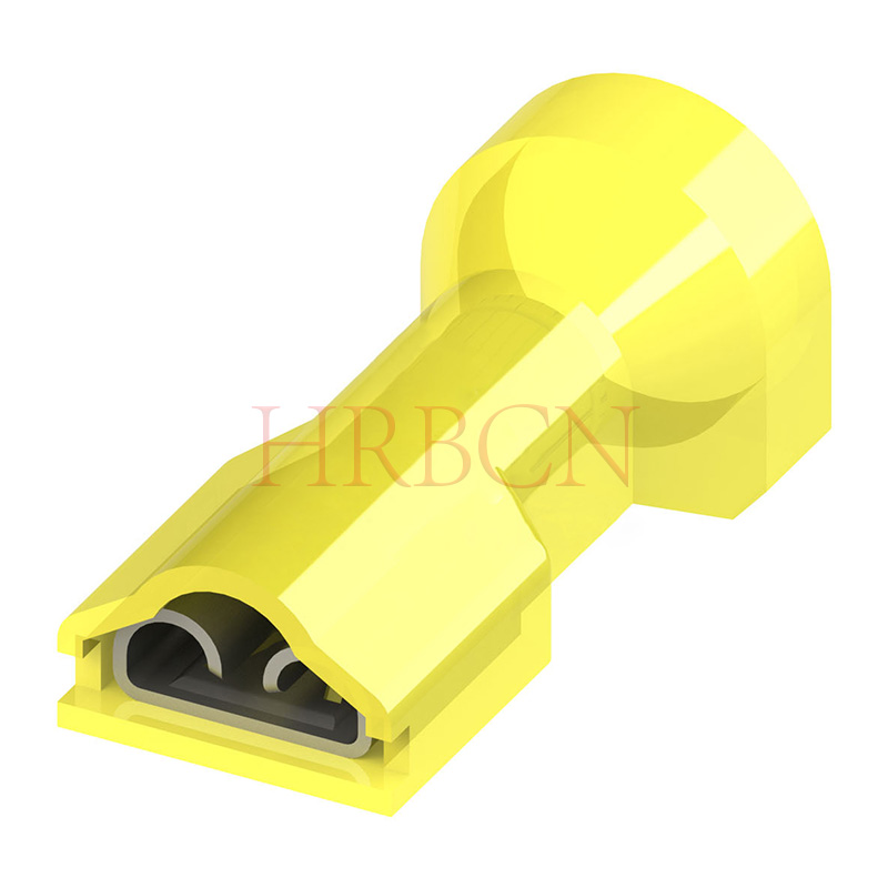 6,35 x 0,8 mm vrouwelijke geïsoleerde krimpconnectoren 250 terminal