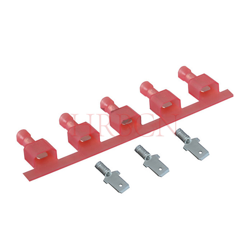 HRB 4,75×0,5 mm nylon volledig geïsoleerde mannelijke aansluiting AWG#22-18