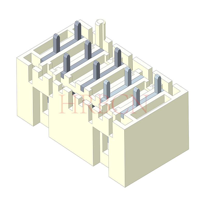 RAST 5,0 mm headerconnector M9400 rechte pin