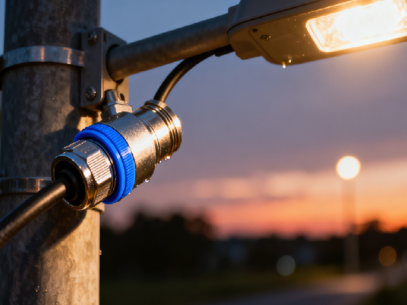 IP67 waterdichte connectoren voor buitenverlichtingssystemen