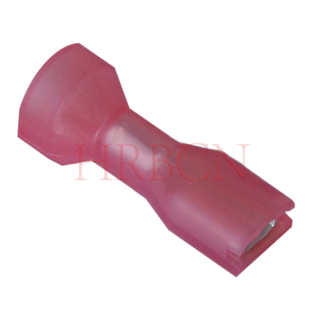 2,8 mm (0,110') Rechte geïsoleerde vrouwelijke stekker AWG22-18 0,32-0,82 mm² 