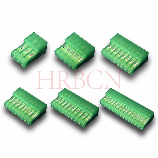 HRB 2.54 IDC gesloten eindconnector zonder polariserende lipjes