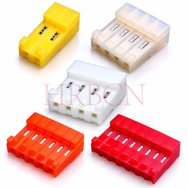 IDC-connector met gesloten uiteinde en polariserende lipjes M7060R-NCR