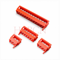 Verticale IDC-stekkerconnector met dubbele rij van 1,27 mm