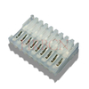 2,54 mm pitch-doorvoer IDC met polariserende lipjes M2051-NR