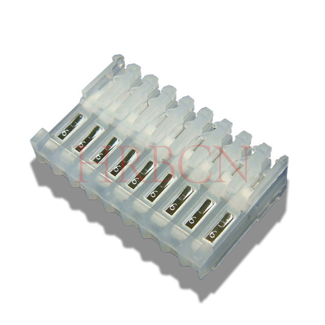 2,54 mm pitch-doorvoer IDC met polariserende lipjes M2051-NR