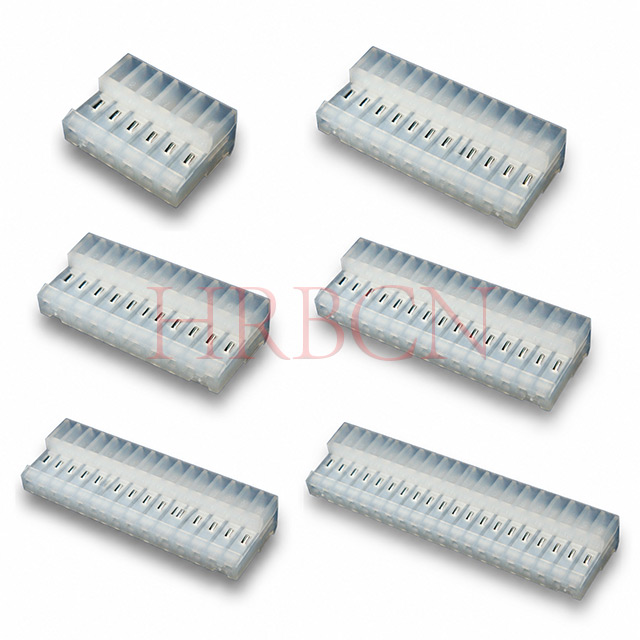 HRB 2.54 IDC gesloten eindconnector zonder polariserende lipjes