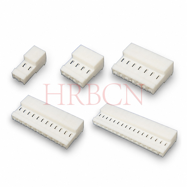 HRB 2.54 IDC gesloten eindconnector zonder polariserende lipjes