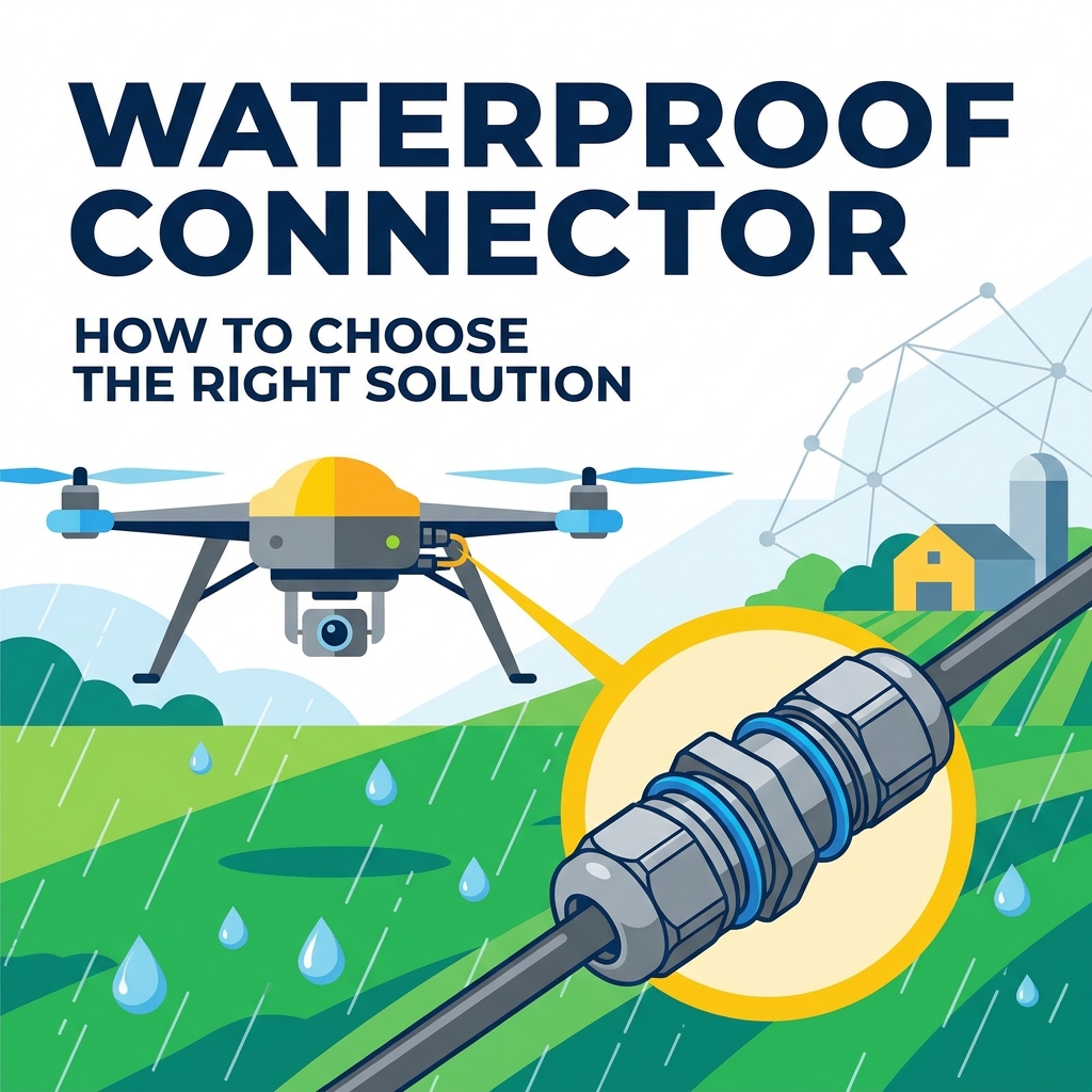 Waterdichte connectoren voor landbouw-UAV's: hoe u de juiste verbindingsoplossing kiest