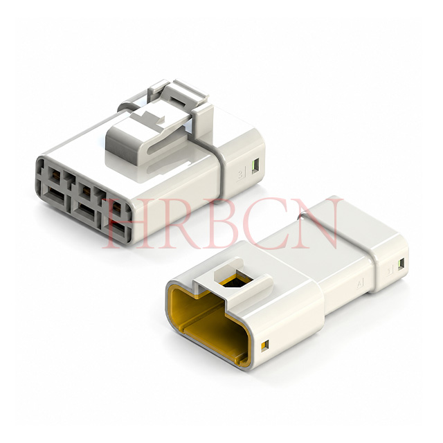 HRB 6,35 mm Sing Row draad-naar-draad waterdichte connector 