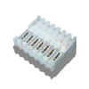2,54 mm pitch-doorvoer IDC met polariserende lipjes M2051-NR
