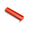 Verticale IDC-stekkerconnector met dubbele rij van 1,27 mm