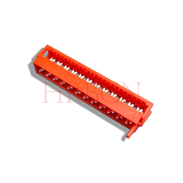 Verticale IDC-stekkerconnector met dubbele rij van 1,27 mm