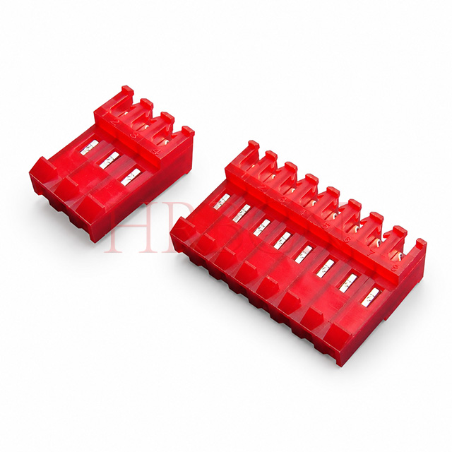 3,96 mm pitch IDC 180 graden doorvoer met vergrendelingshelling