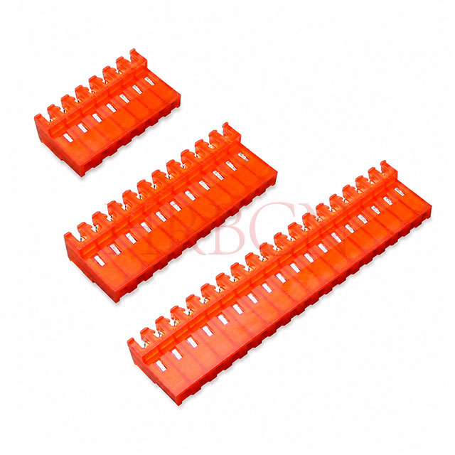 IDC-connector met een pitch van 3,96 mm zonder vergrendelingshelling