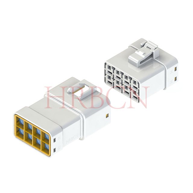 HRB 6,35 mm automatische waterdichte 2-rij draad-naar-draadconnector 