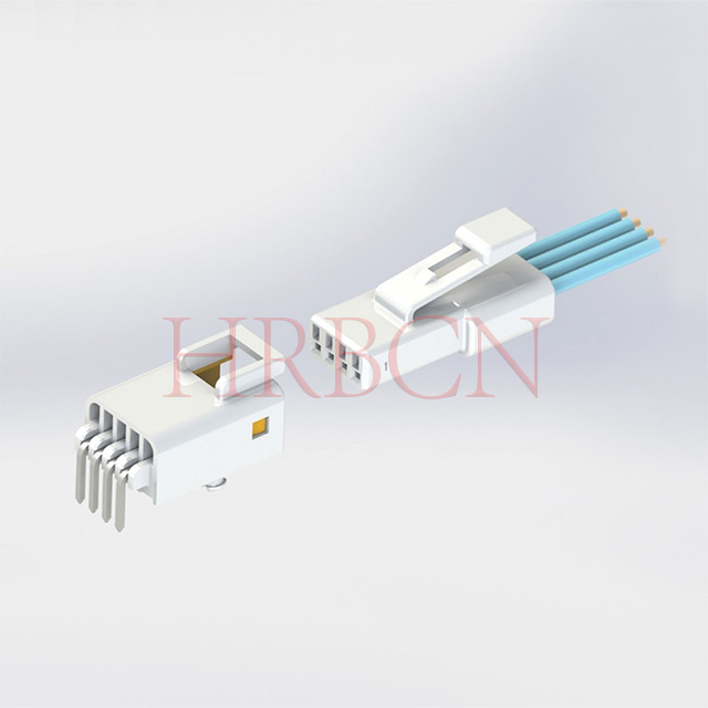 2,0 mm pitch haakse 90° draad voor waterdichte connectoren 