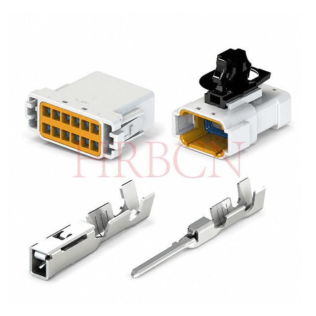 HRB 3,0 mm steek Latch-Lock waterdichte draad-naar-draad elektrische connector