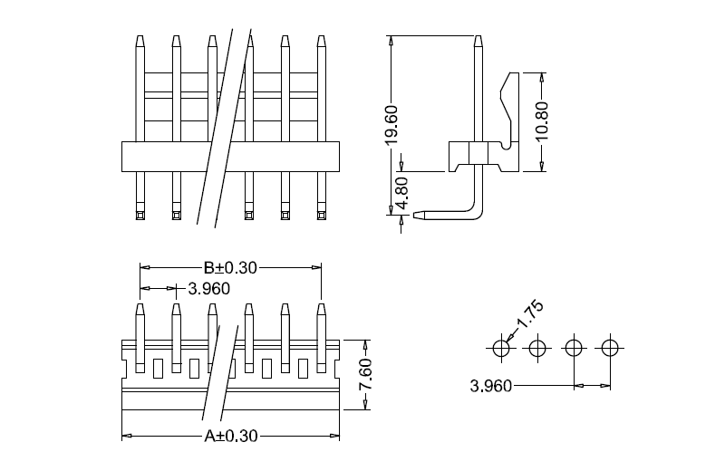 M3965R-NK(S) Afmeting