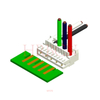 RAST 2.5 Power IDC-connector met IDT-technologie | HRB-connector M727X
