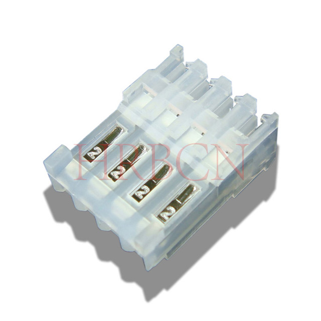 IDC-connector met gesloten uiteinde en polariserende lipjes M2051R-NR 